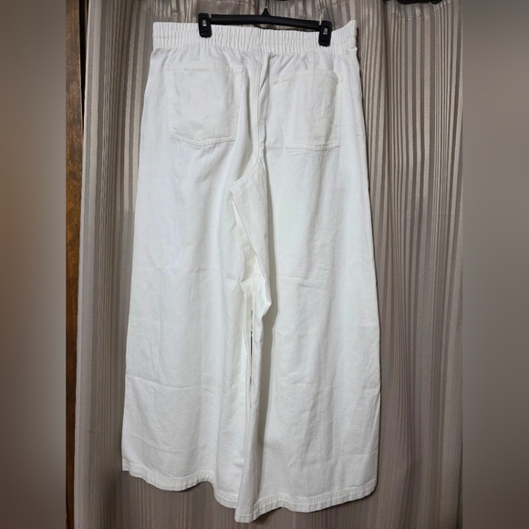 Universal Thread White Wide-Leg Drawstring Pants - Picture 2 of 7